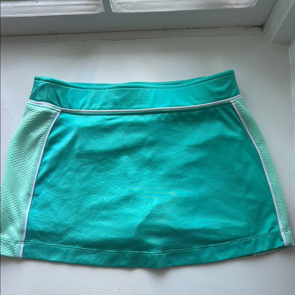 Prince Turquoise Mini Skirt